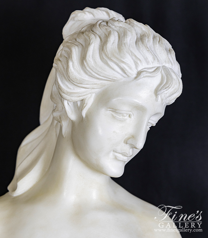 Marble Statues  - Beautiful Goddess Onyx Statue - MS-1057